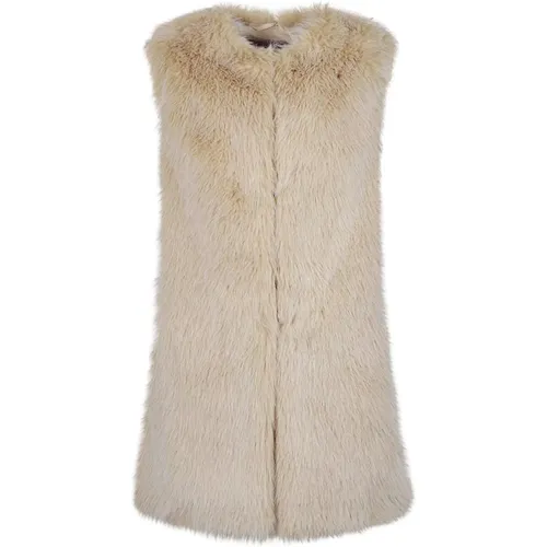 Faux Fur Gilet Vest Herno - Herno - Modalova