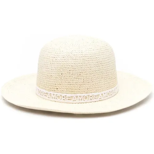 Straw Braided Hat , female, Sizes: S - Borsalino - Modalova