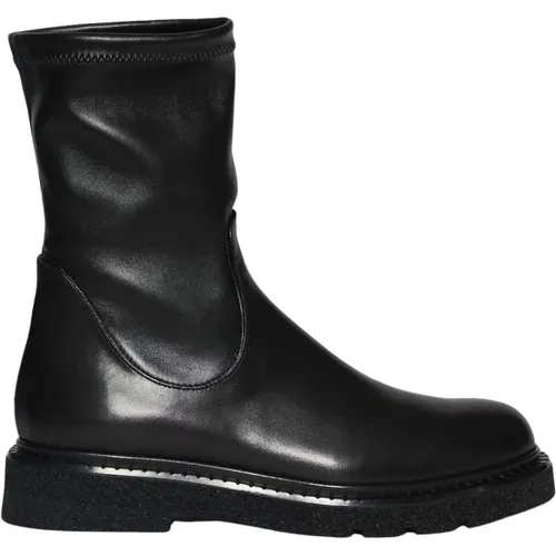 Leather Ankle Boots , female, Sizes: 7 UK, 5 1/2 UK - Guglielmo Rotta - Modalova