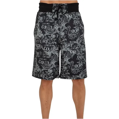 Casual Cotton Shorts for Men , male, Sizes: S, L, M - Versace Jeans Couture - Modalova