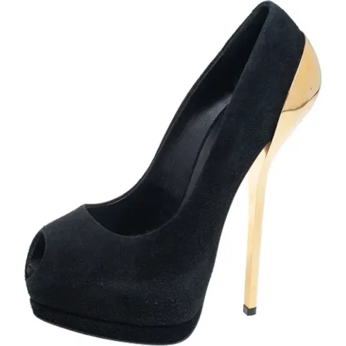 Pre-owned Suede heels , female, Sizes: 3 UK - Giuseppe Zanotti Pre-owned - Modalova