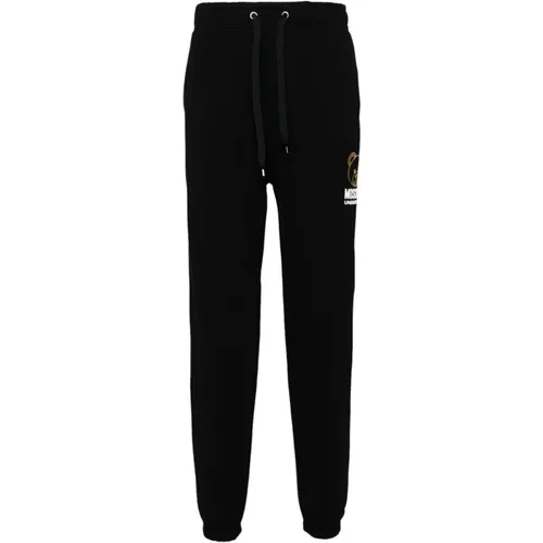 Sweatpants, male, , Size: XL Cotton Blend Pants - Moschino - Modalova