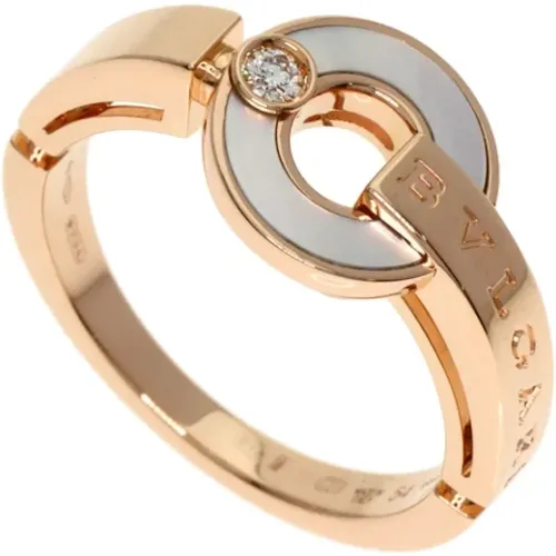 Pre-owned Jewellery, female, , Size: ONE SIZE Pre-owned Rose Gold rings - Bvlgari Vintage - Modalova