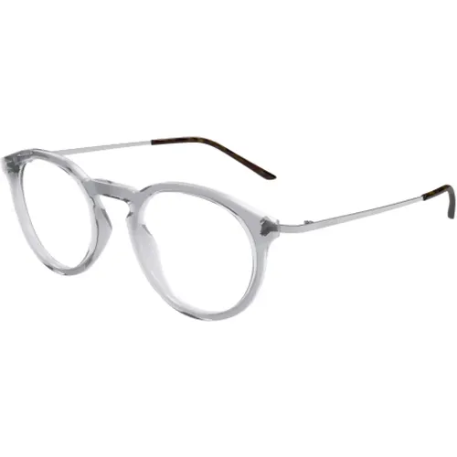 Stylish Round Optical Glasses in Grey , unisex, Sizes: M - Gucci - Modalova