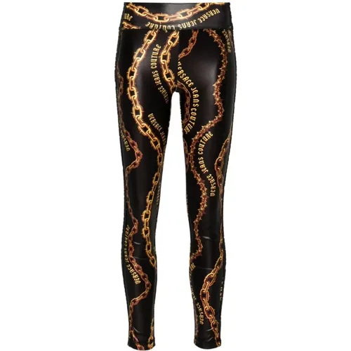 Trousers ***cv , female, Sizes: XS, 2XS, S, M - Versace Jeans Couture - Modalova