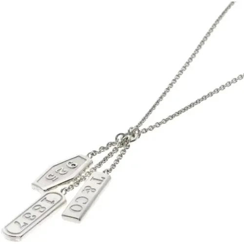 Pre-owned Silver necklaces , female, Sizes: ONE SIZE - Tiffany & Co. Pre-owned - Modalova