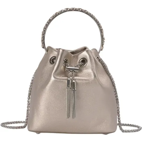 Ring Handle Clutch Bag , female, Sizes: ONE SIZE - Alma en Pena - Modalova