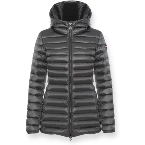 Dark Steel Quilted Jacket , female, Sizes: L, S - Colmar - Modalova