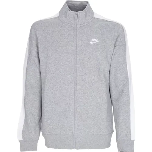 Zip-throughs, male, , Size: XL High Neck Sweatshirt Track Jacket - Nike - Modalova