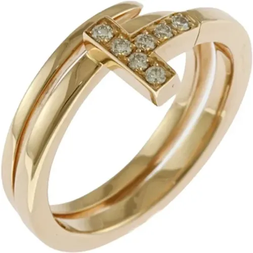 Pre-owned Jewellery, female, , Size: ONE SIZE Pre-owned Rose Gold rings - Tiffany & Co. Pre-owned - Modalova