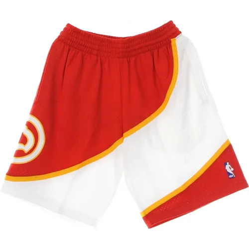 Sportswear, male, , Size: L NBA Swingman Shorts 1986 Atlanta Hawks - Mitchell & Ness - Modalova