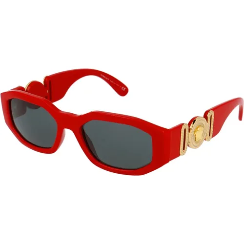 Stylish Sunglasses with Model 0Ve4361 , male, Sizes: 53 MM - Versace - Modalova