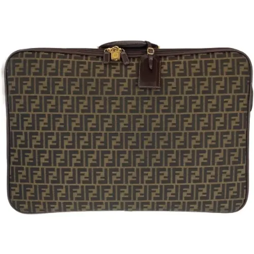 Pre-owned Weekend Bags, female, , Size: ONE SIZE Pre-owned Canvas fendi-bags - Fendi Vintage - Modalova