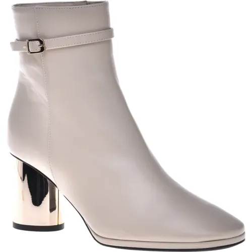 Ankle boots in vanilla leather - Baldinini - Modalova