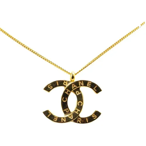 Pre-owned Jewellery, female, , Size: ONE SIZE Pre-owned Metal necklaces - Chanel Vintage - Modalova