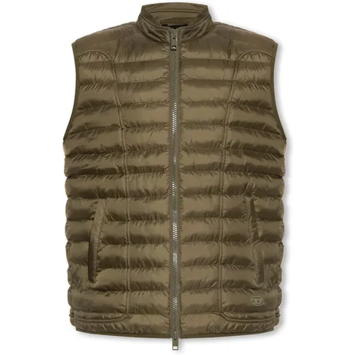 Vests, male, , Size: 2XL ‘W-Hawkyl-Sl’ Vest - Diesel - Modalova