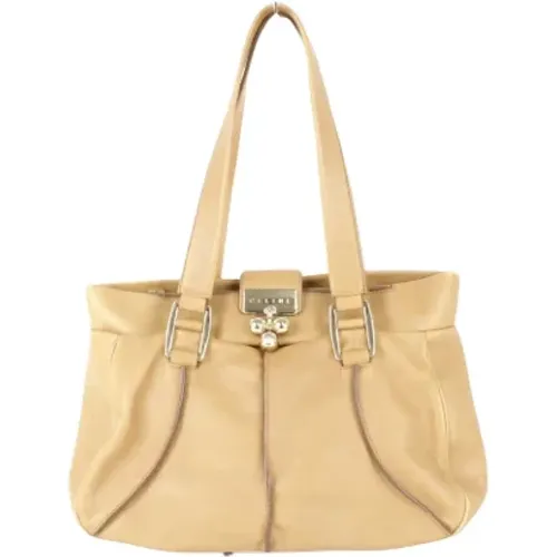 Pre-owned Tote Bags, female, , Size: ONE SIZE Pre-owned Leather shoulder-bags - Celine Vintage - Modalova