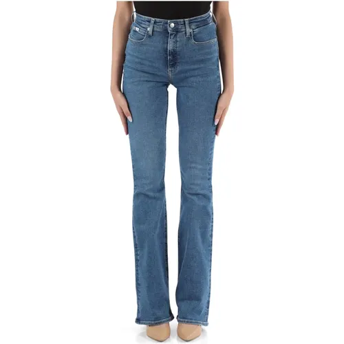 Authentische Boot Jeans Fünf Tasche , Damen, Größe: W29 - Calvin Klein Jeans - Modalova