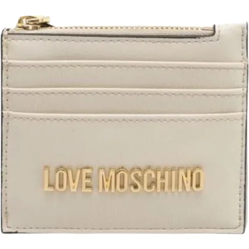 Wallets & Cardholders, female, , Size: ONE SIZE Card Holder Wallet - Love Moschino - Modalova