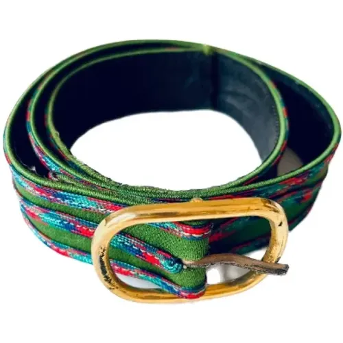 Pre-owned Belts, female, , Size: ONE SIZE Pre-owned Canvas belts - Yves Saint Laurent Vintage - Modalova