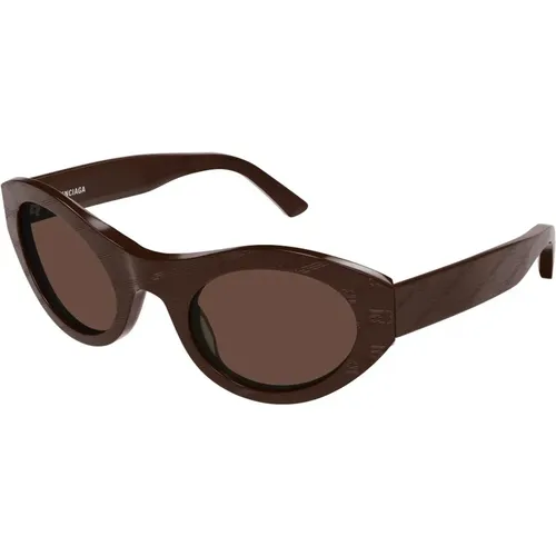 Bb0250S 002 Sonnenbrille , Damen, Größe: 52 MM - Balenciaga - Modalova