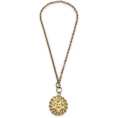 Pre-owned Metal necklaces , female, Sizes: ONE SIZE - Chanel Vintage - Modalova