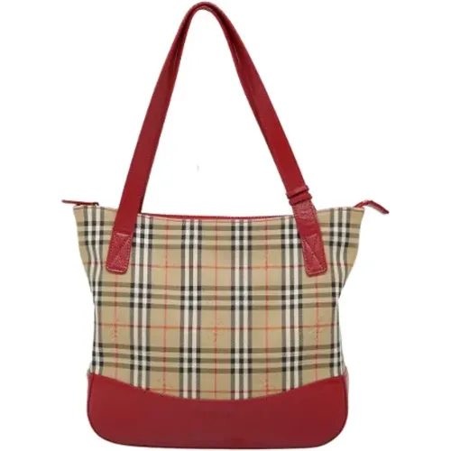 Pre-owned Tote Bags, female, , Size: ONE SIZE Pre-owned Canvas totes - Burberry Vintage - Modalova