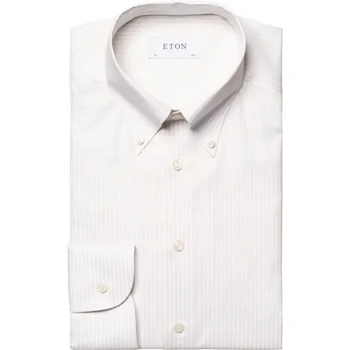 Contemporary Striped Oxford Shirt , male, Sizes: M, 3XL, L, 2XL, XL - Eton - Modalova
