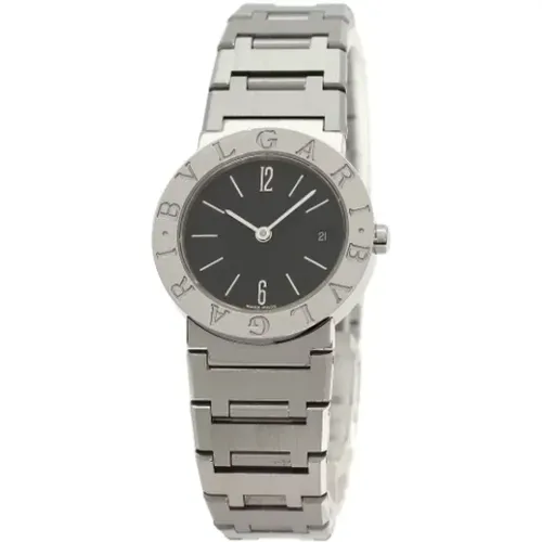 Pre-owned Watches, female, , Size: ONE SIZE Pre-owned Stainless Steel watches - Bvlgari Vintage - Modalova