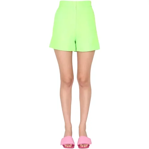 High Waist Shorts , female, Sizes: 2XS - Msgm - Modalova