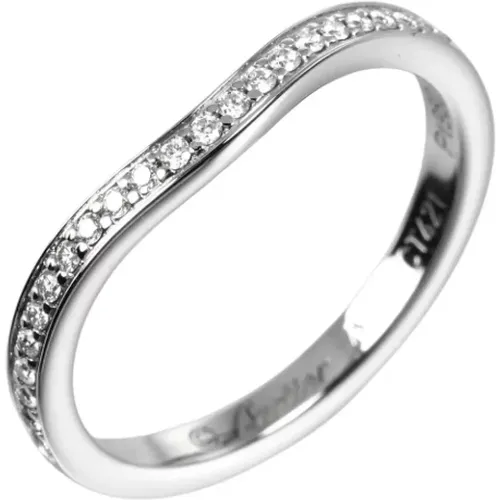 Pre-owned Jewellery, female, , Size: ONE SIZE Pre-owned Platinum rings - Cartier Vintage - Modalova