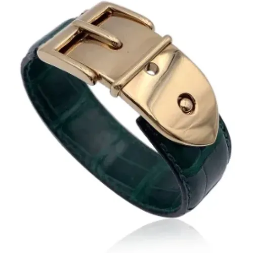 Pre-owned Jewellery, female, , Size: ONE SIZE Pre-owned Leather bracelets - Gucci Vintage - Modalova