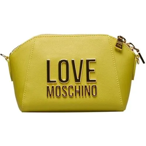 Cross Body Bags, female, , Size: ONE SIZE Crossbody Bag with Golden Details - Love Moschino - Modalova