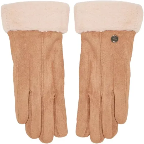 Suede Effect Gloves , female, Sizes: ONE SIZE - Liu Jo - Modalova