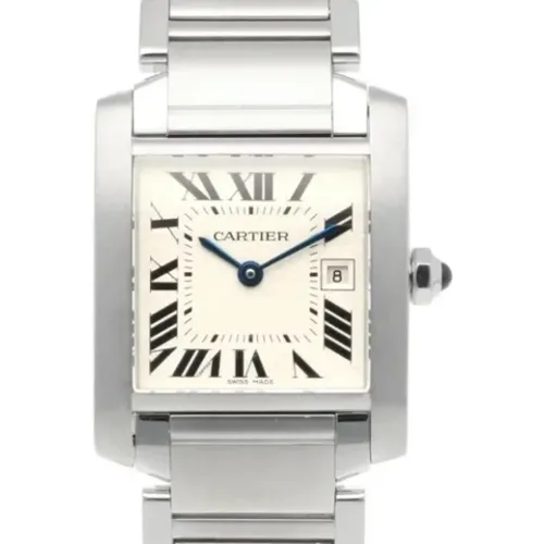 Pre-owned Stainless Steel watches , female, Sizes: ONE SIZE - Cartier Vintage - Modalova