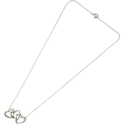 Pre-owned Jewellery, female, , Size: ONE SIZE Pre-owned Silver necklaces - Tiffany & Co. Pre-owned - Modalova