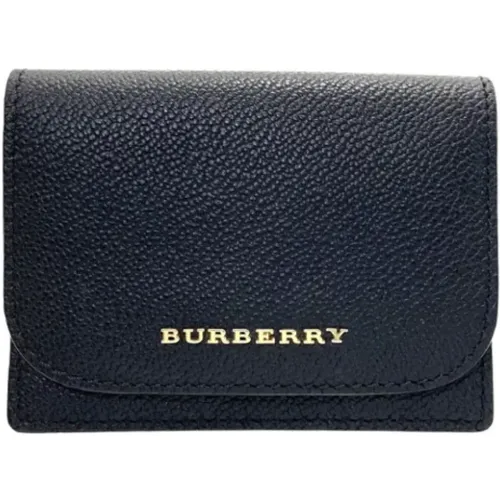 Pre-owned Wallets, female, , Size: ONE SIZE Pre-owned Leather wallets - Burberry Vintage - Modalova