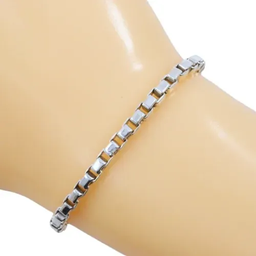 Pre-owned Jewellery, female, , Size: ONE SIZE Pre-owned Silver bracelets - Tiffany & Co. Pre-owned - Modalova