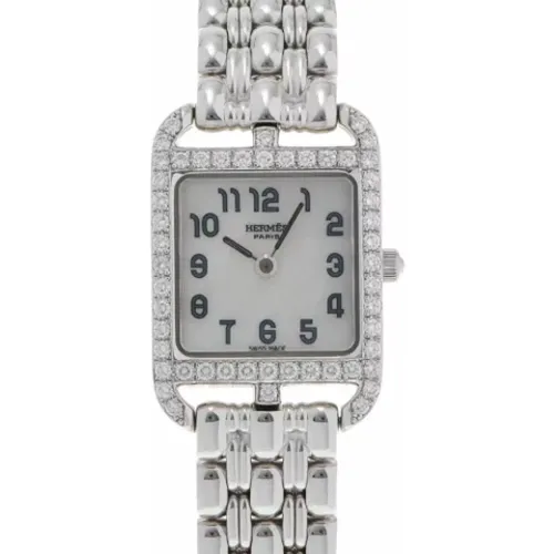 Pre-owned Silver watches , female, Sizes: ONE SIZE - Hermès Vintage - Modalova