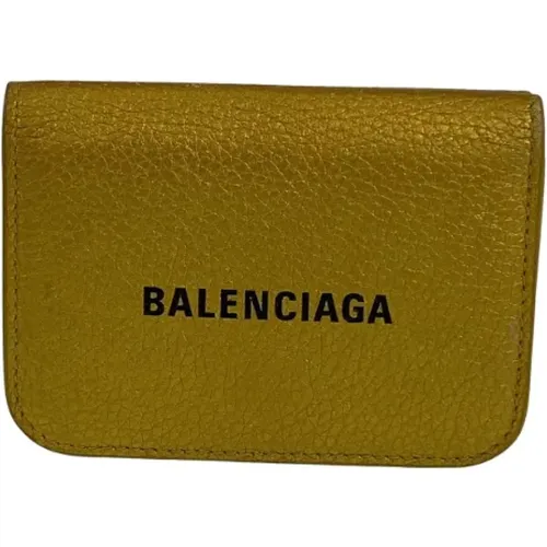 Pre-owned Wallets, male, , Size: ONE SIZE Pre-owned Leather wallets - Balenciaga Vintage - Modalova