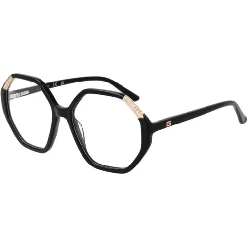 Glasses, female, , Size: ONE SIZE Rectangle Acetate Optical Frames - Guess - Modalova