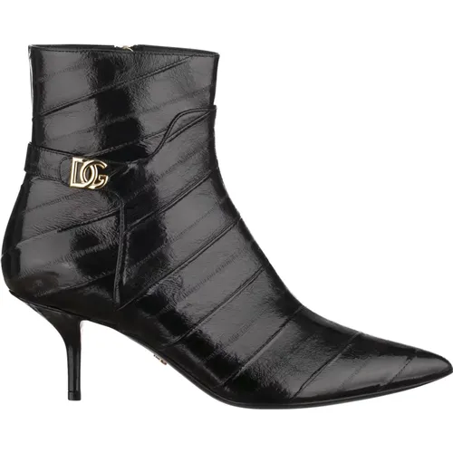 Anguilla Ankle Boots , female, Sizes: 4 1/2 UK, 4 UK - Dolce & Gabbana - Modalova