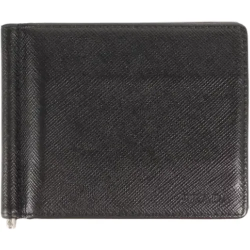 Pre-owned Wallets, male, , Size: ONE SIZE Pre-owned Leather wallets - Prada Vintage - Modalova