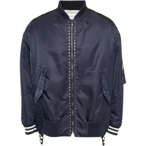 Pre-owned Jackets, male, , Size: 3XS Pre-owned Nylon outerwear - Valentino Vintage - Modalova