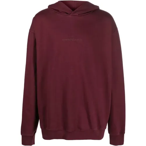 Roter Kapuzenpullover Baumwollpullover - Maison Margiela - Modalova