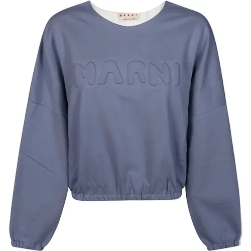 Stylish Gircollo Over Sweatshirt , female, Sizes: S, XS - Marni - Modalova