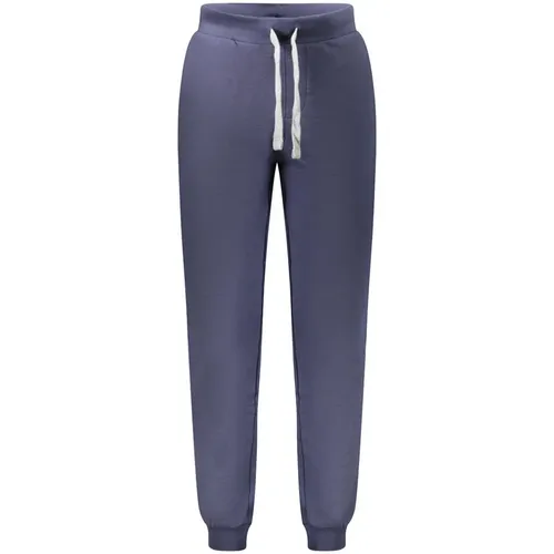 Sweatpants, male, , Size: M Cotton Sports Trousers with Applique - North Sails - Modalova