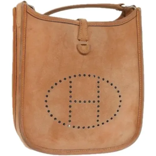 Pre-owned Suede shoulder-bags , female, Sizes: ONE SIZE - Hermès Vintage - Modalova