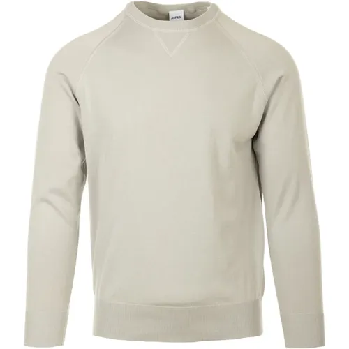 Sweaters Grey , male, Sizes: L - Aspesi - Modalova