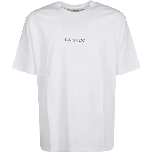 Curblace T-shirt , male, Sizes: XL, L - Lanvin - Modalova